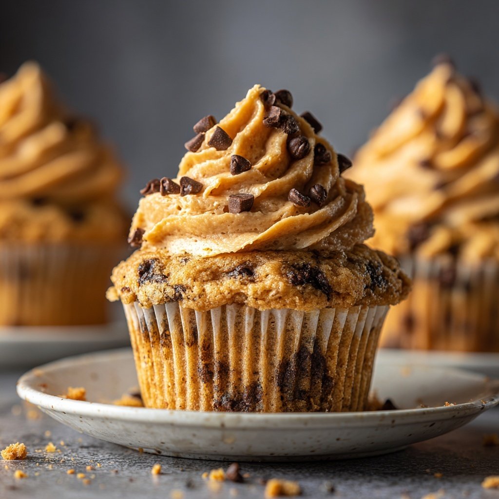 Peanut Butter Chocolate Chip Cupcakes