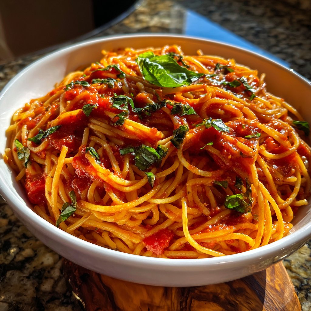 Tomato Basil Angel Hair