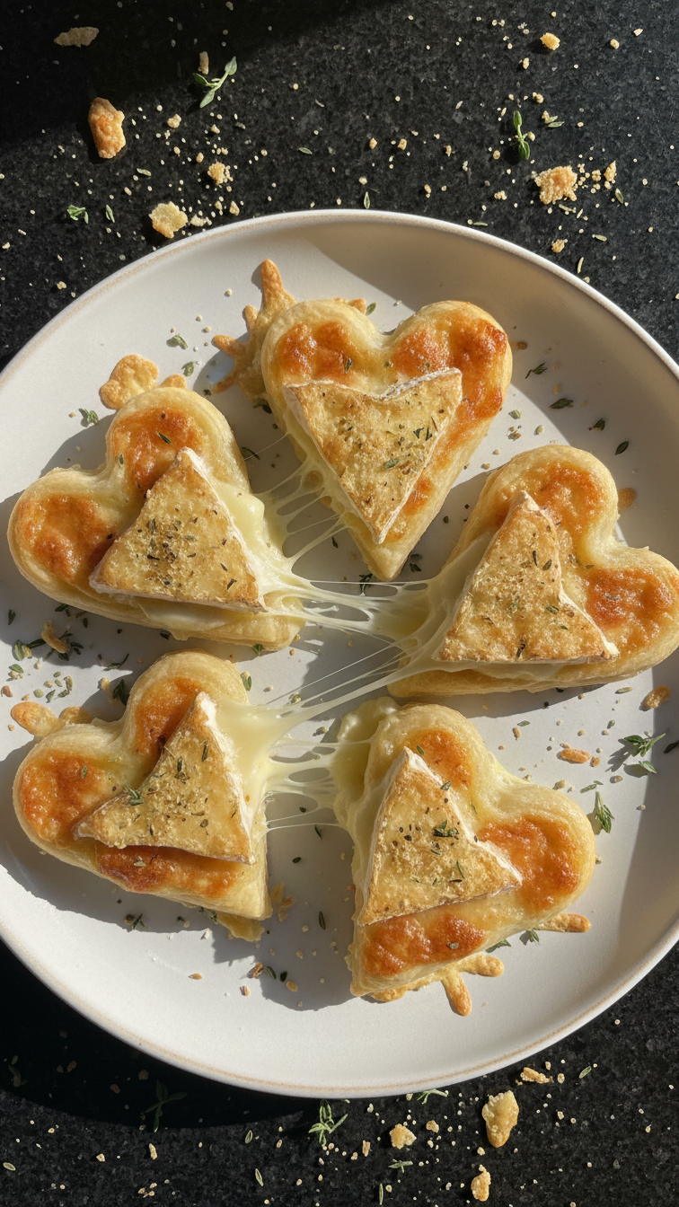 Valentine's Dekadent Cheese Hearts