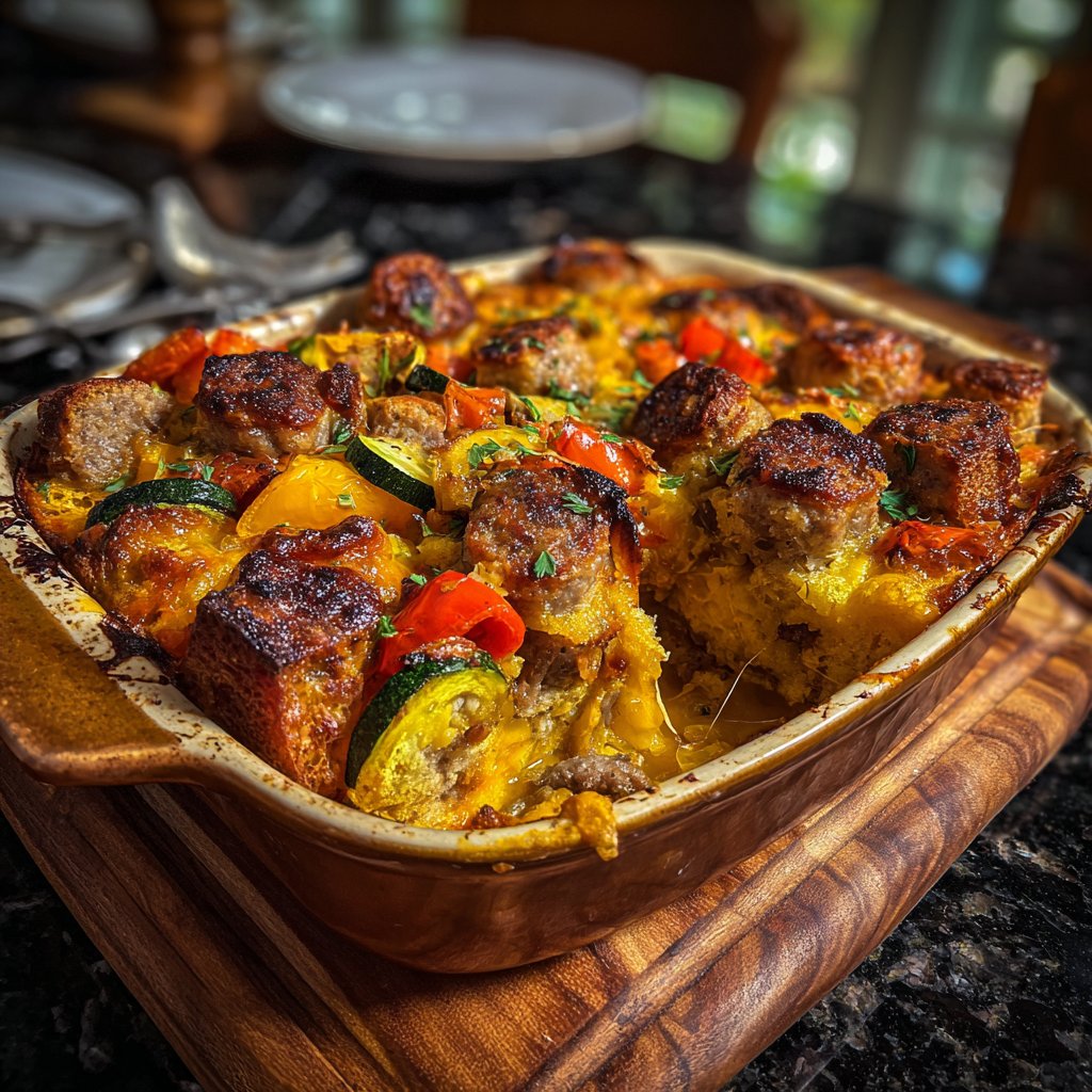 One-Pan Sausage & Veggie Bake