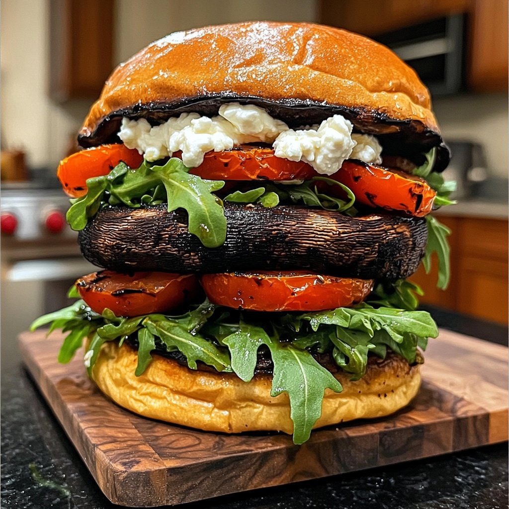 Balsamic Portobello Burgers