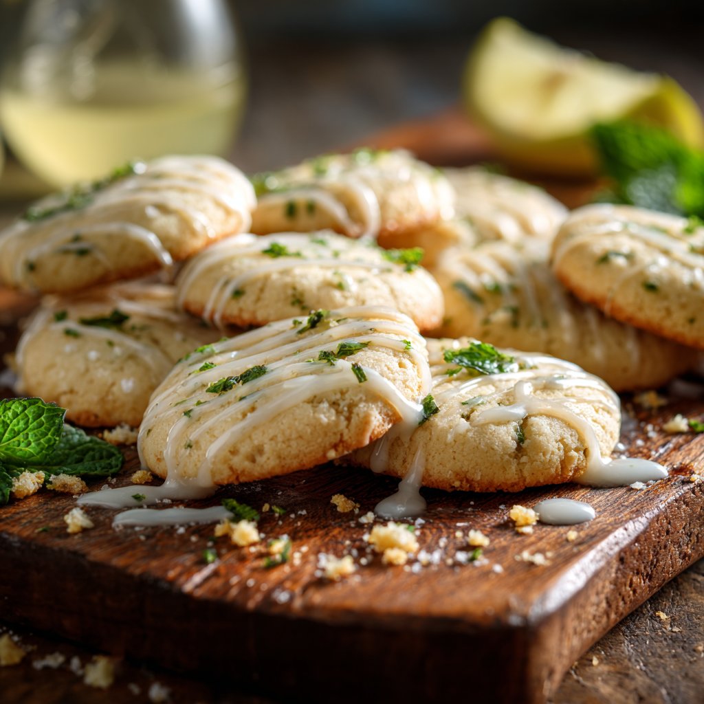 Refreshing Mint Lemon Cookies