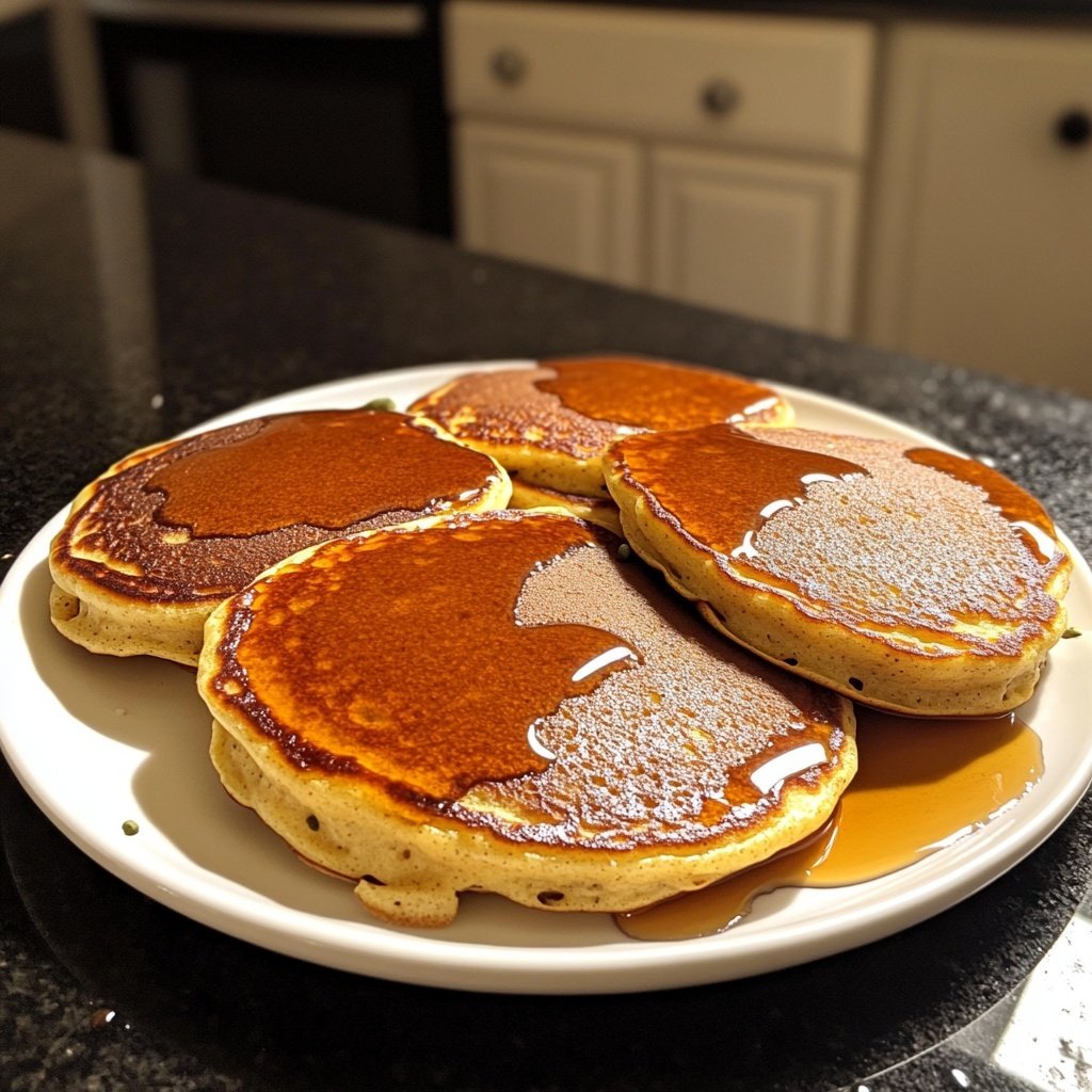 Cardamom and Orange Blossom Breakfast Pancakes