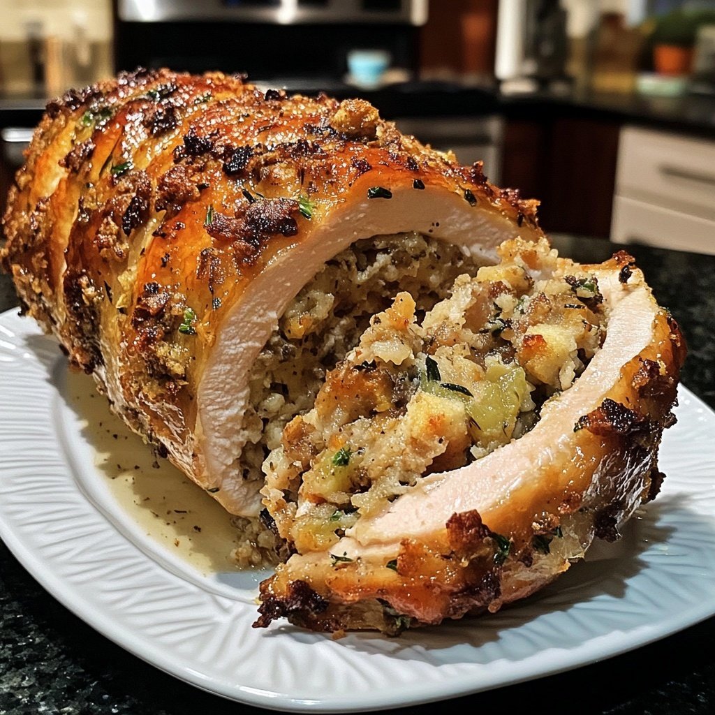 Stuffed Turkey Roll