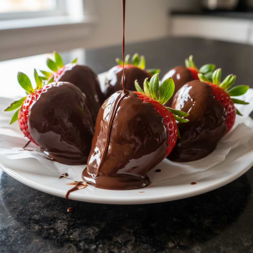 Decadent Chocolate Dipped Strawberries