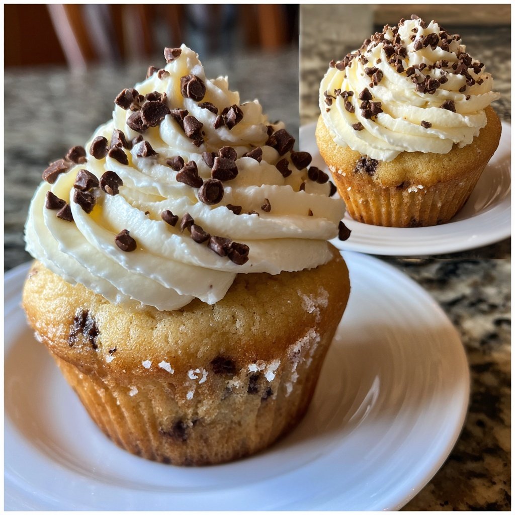 Chocolate Chip Vanilla Cupcake