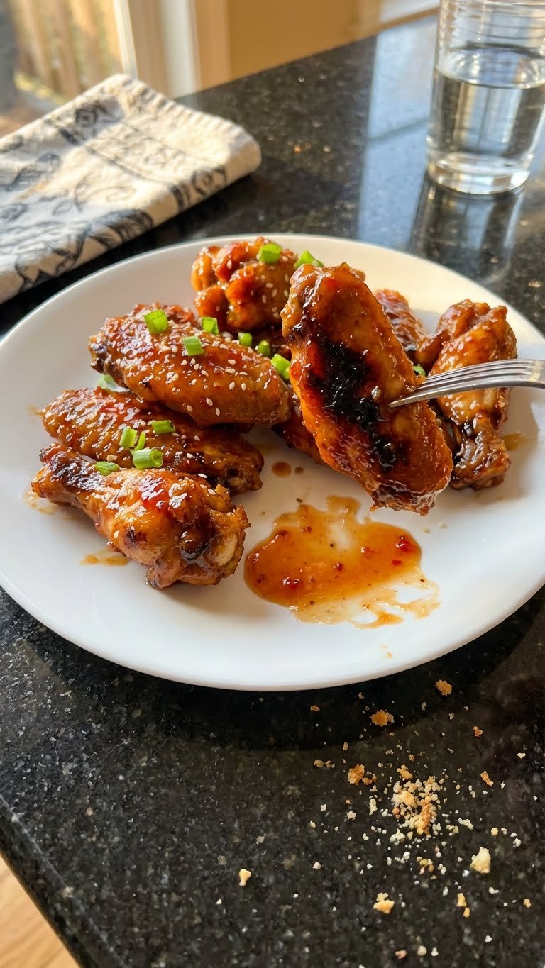 Sweet & Spicy Chicken Wing Bake