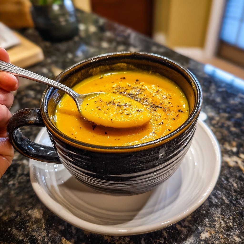 Carrot Parsnip Ginger Root Soup