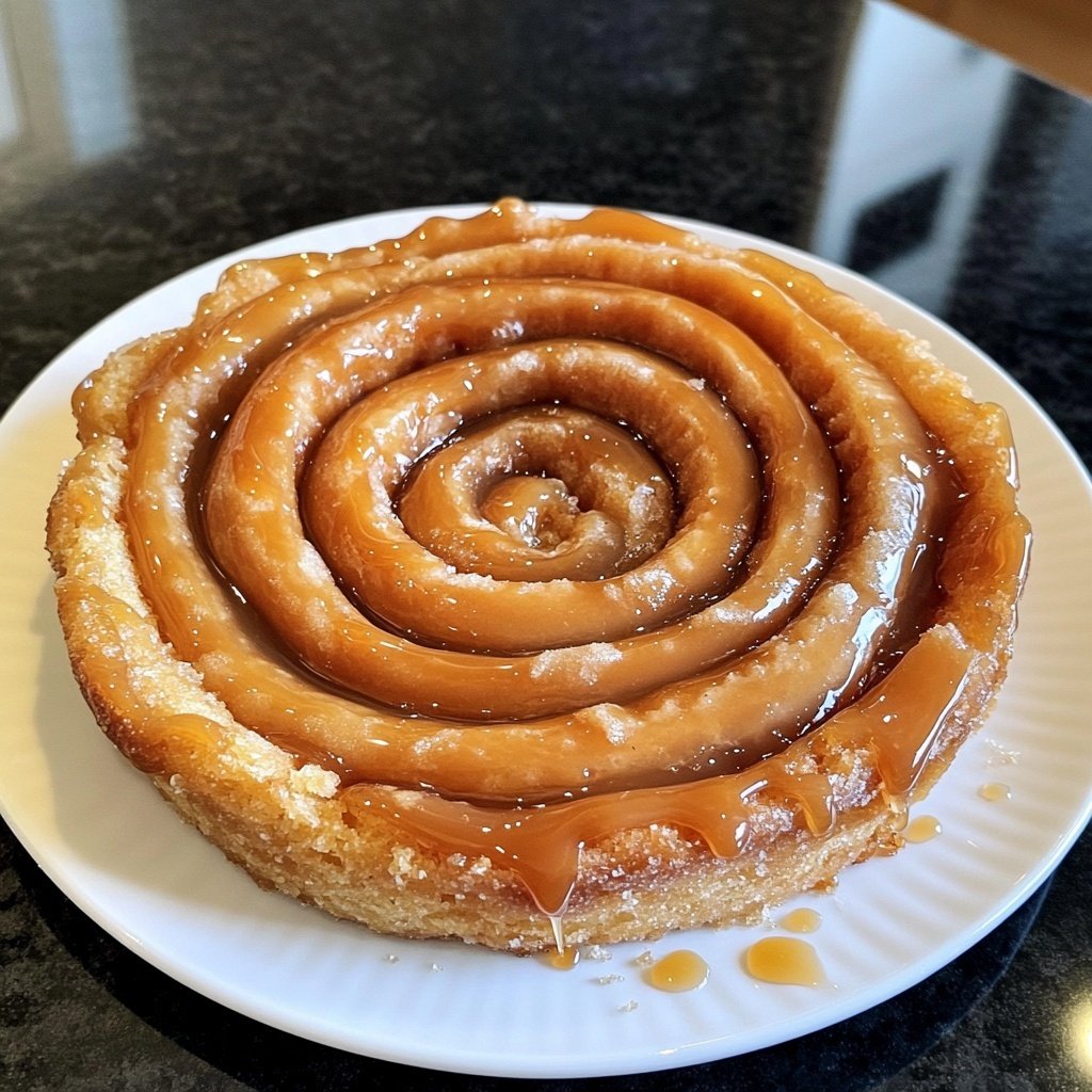 Caramel Nougat Schnecken