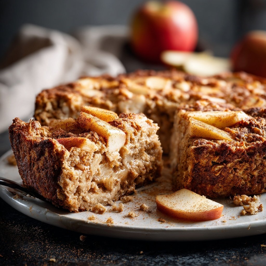 Double Apple Baked Oatmeal with Spices