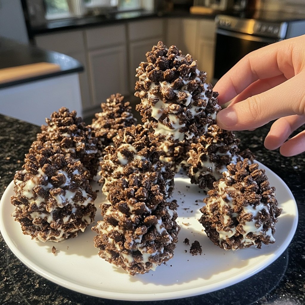 Pinecone Oreo Balls