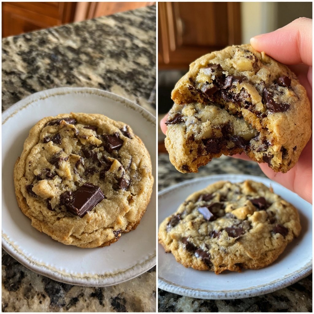 Banana Chocolate Chip Cookies