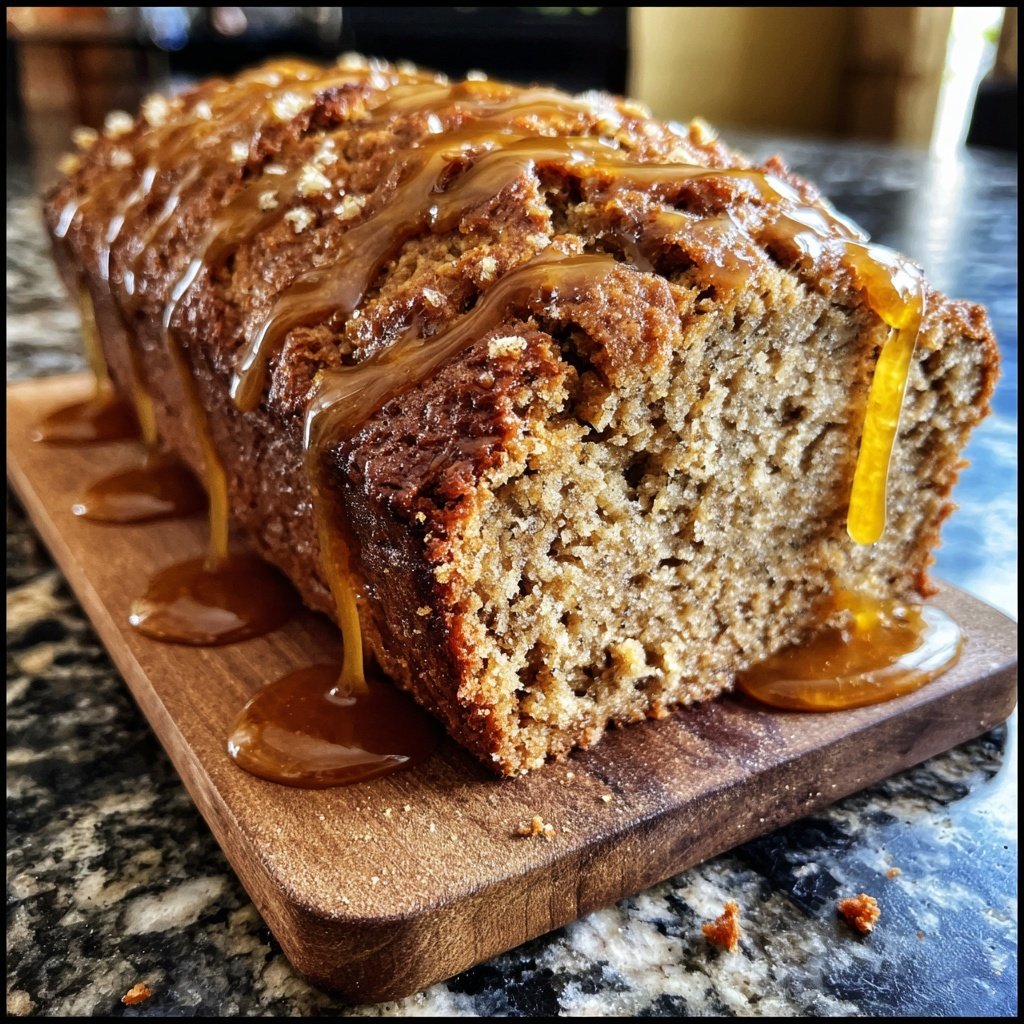 Banana Bread with Honey Glaze