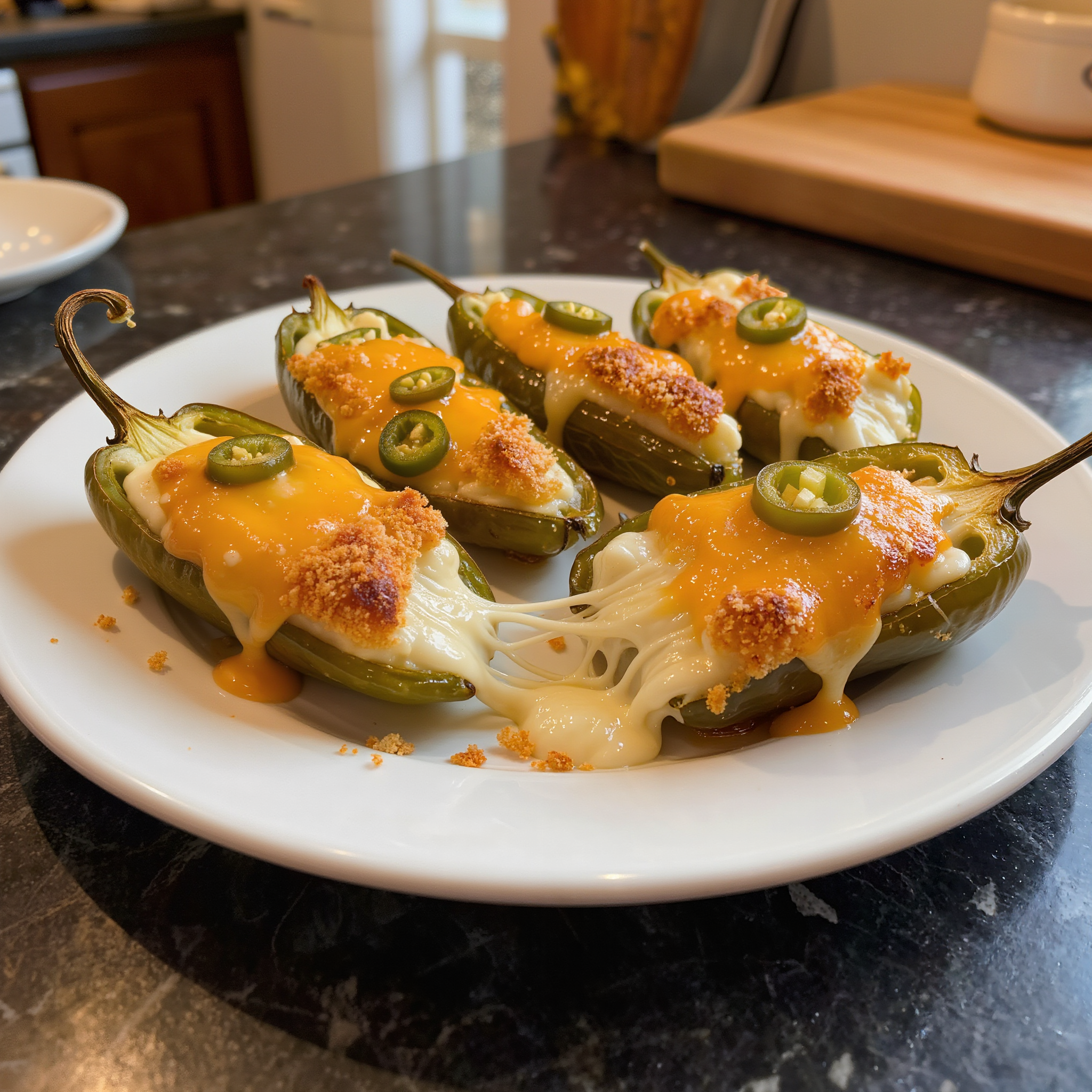 Cream Cheese-Stuffed Jalapenos