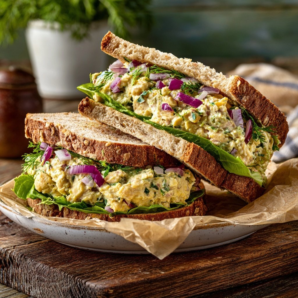 Chickpea Salad Sandwiches