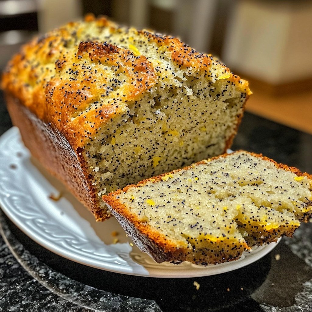 Meyer Lemon Poppy Seed Bread