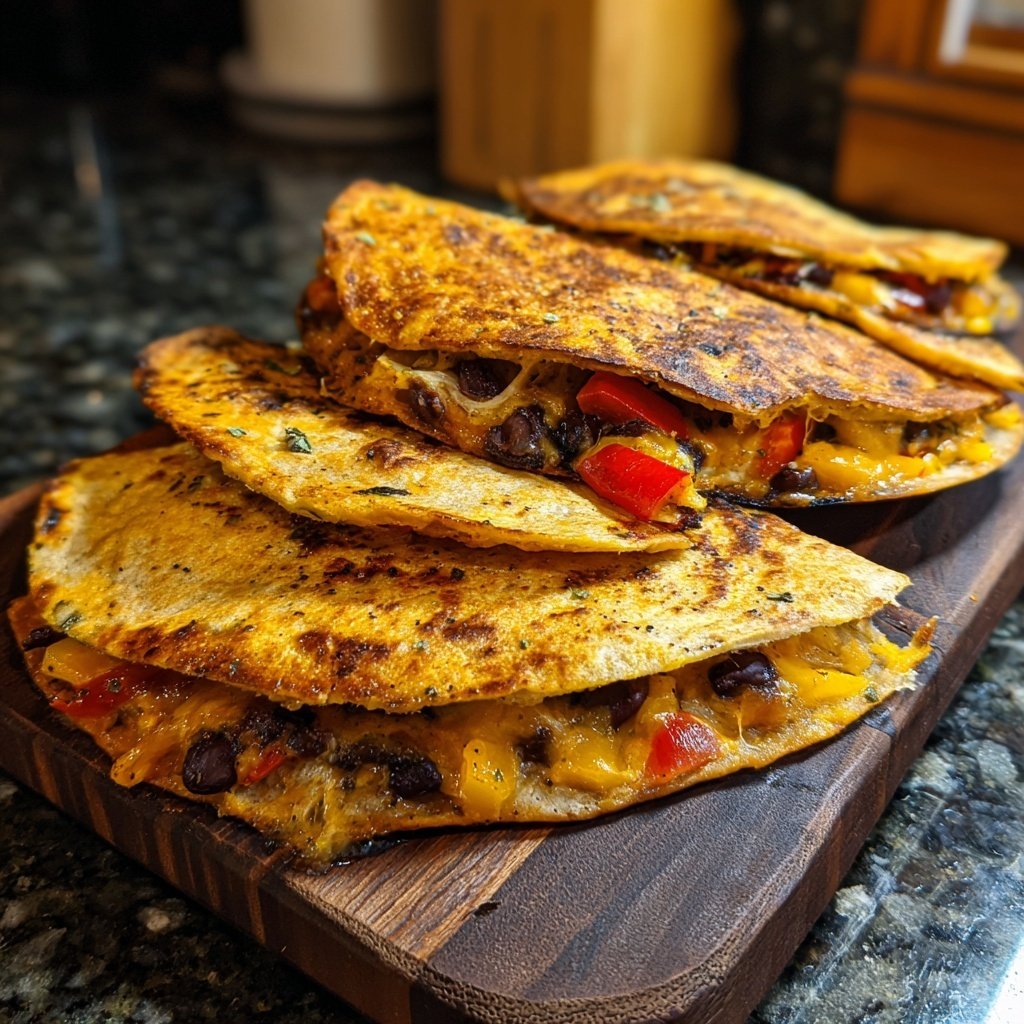 Quesadillas Vegetable Black Bean