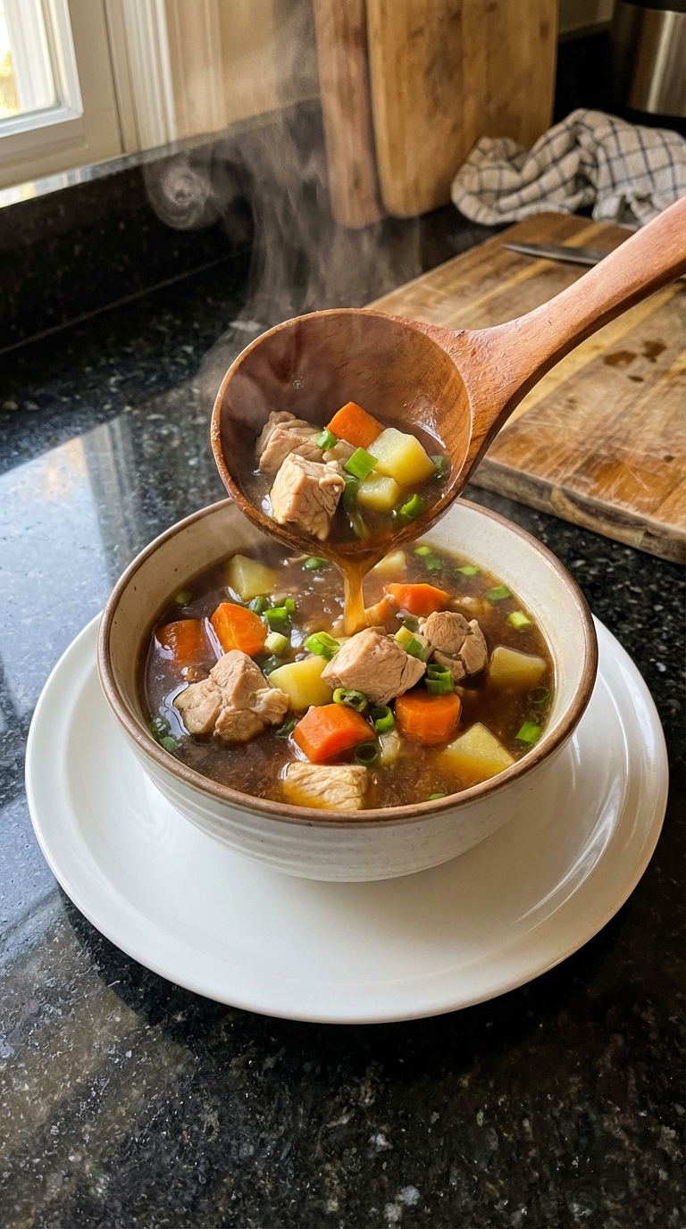 Chicken and Vegetable Miso Soup