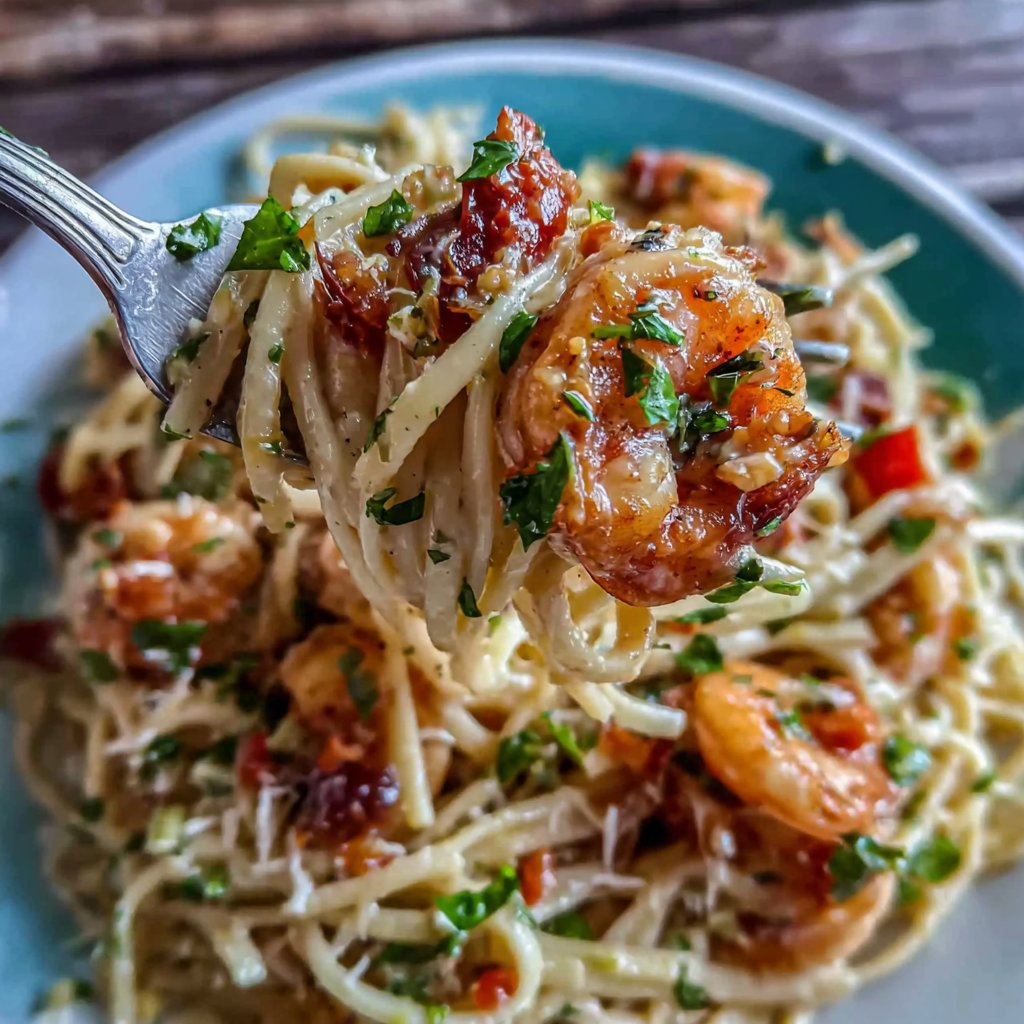 Creamy Cajun Shrimp Pasta