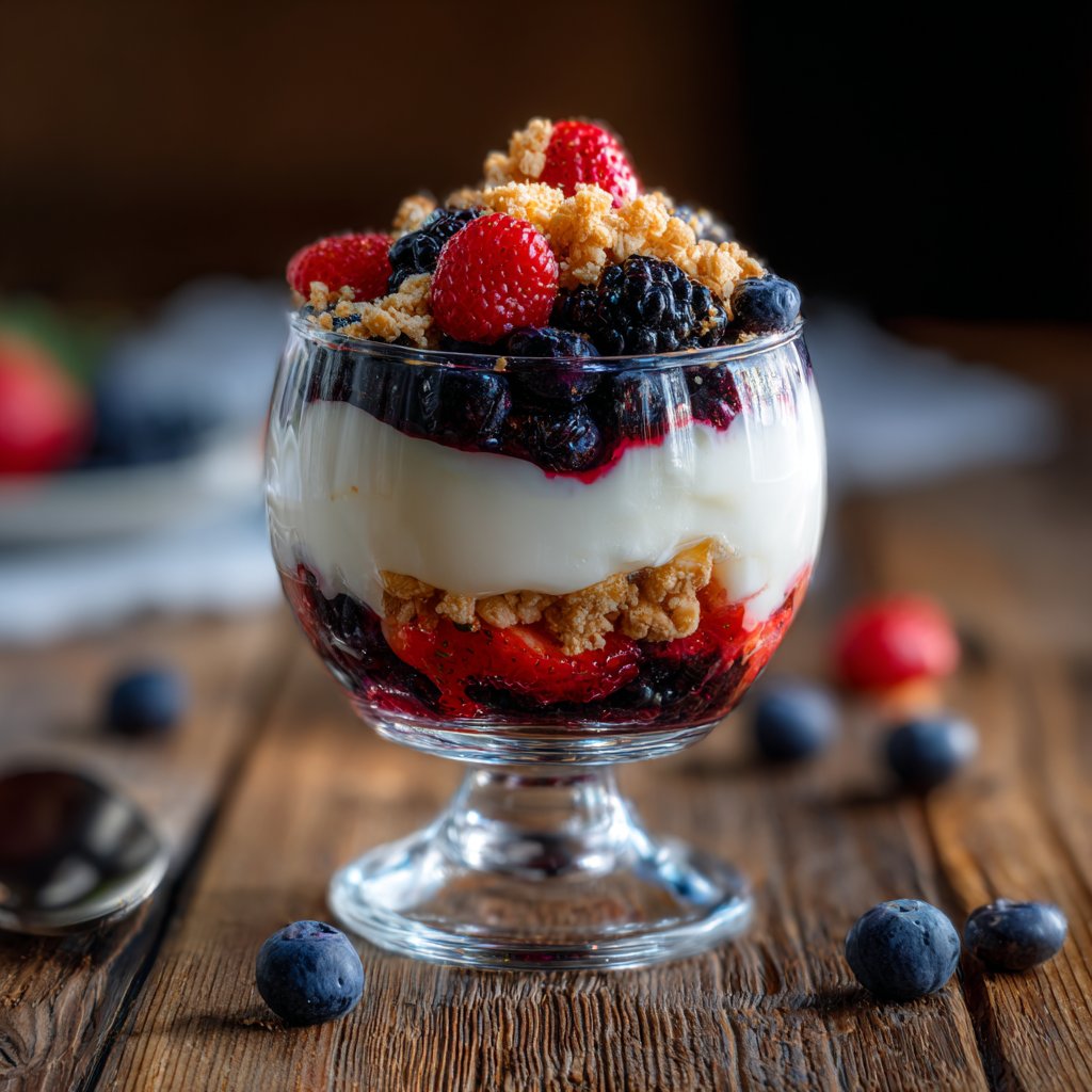 Fresh Berry and Yogurt Parfait