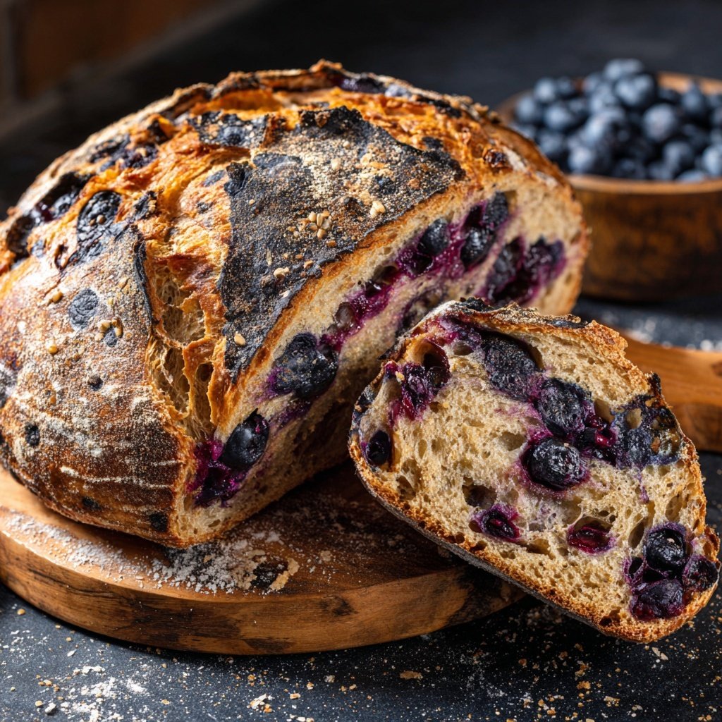 Artisan Lemon Blueberry Sourdough Dutch Oven