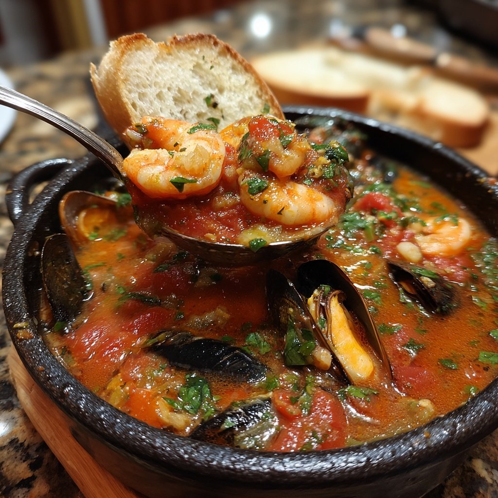 Rich and Hearty Italian Seafood Stew