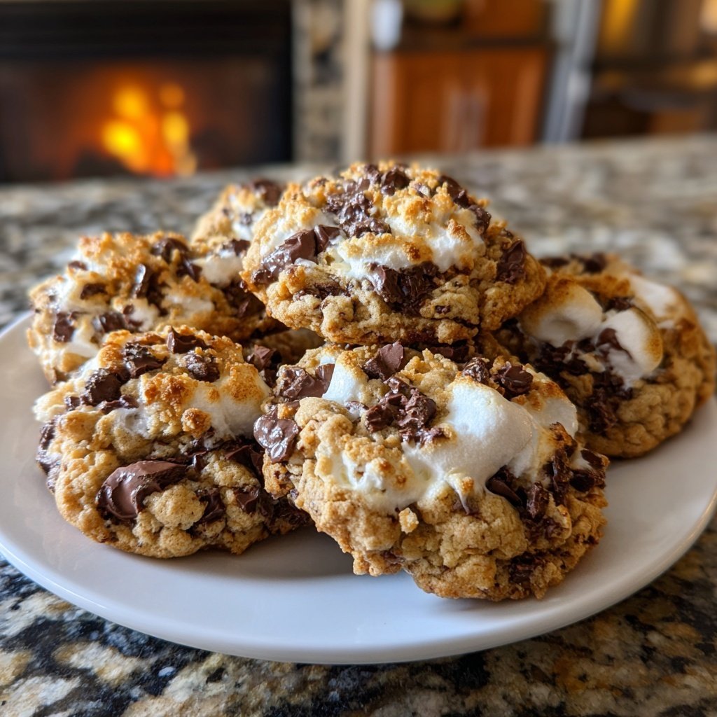 Crumbl S'mores Cookies