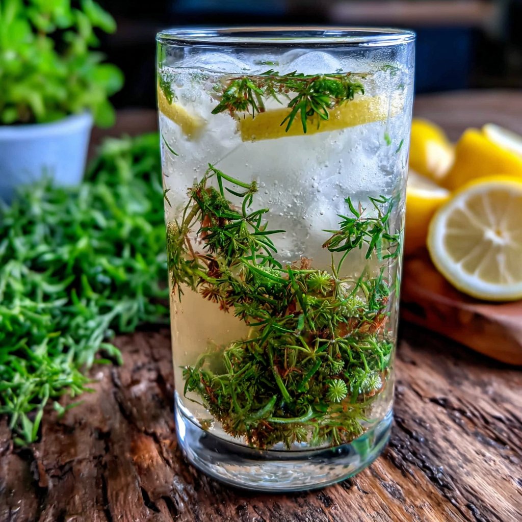 Dandelion and Herb Infused Water