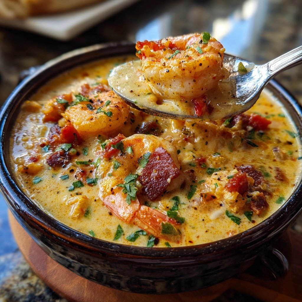 Shrimp Chorizo Chowder Creamy Base