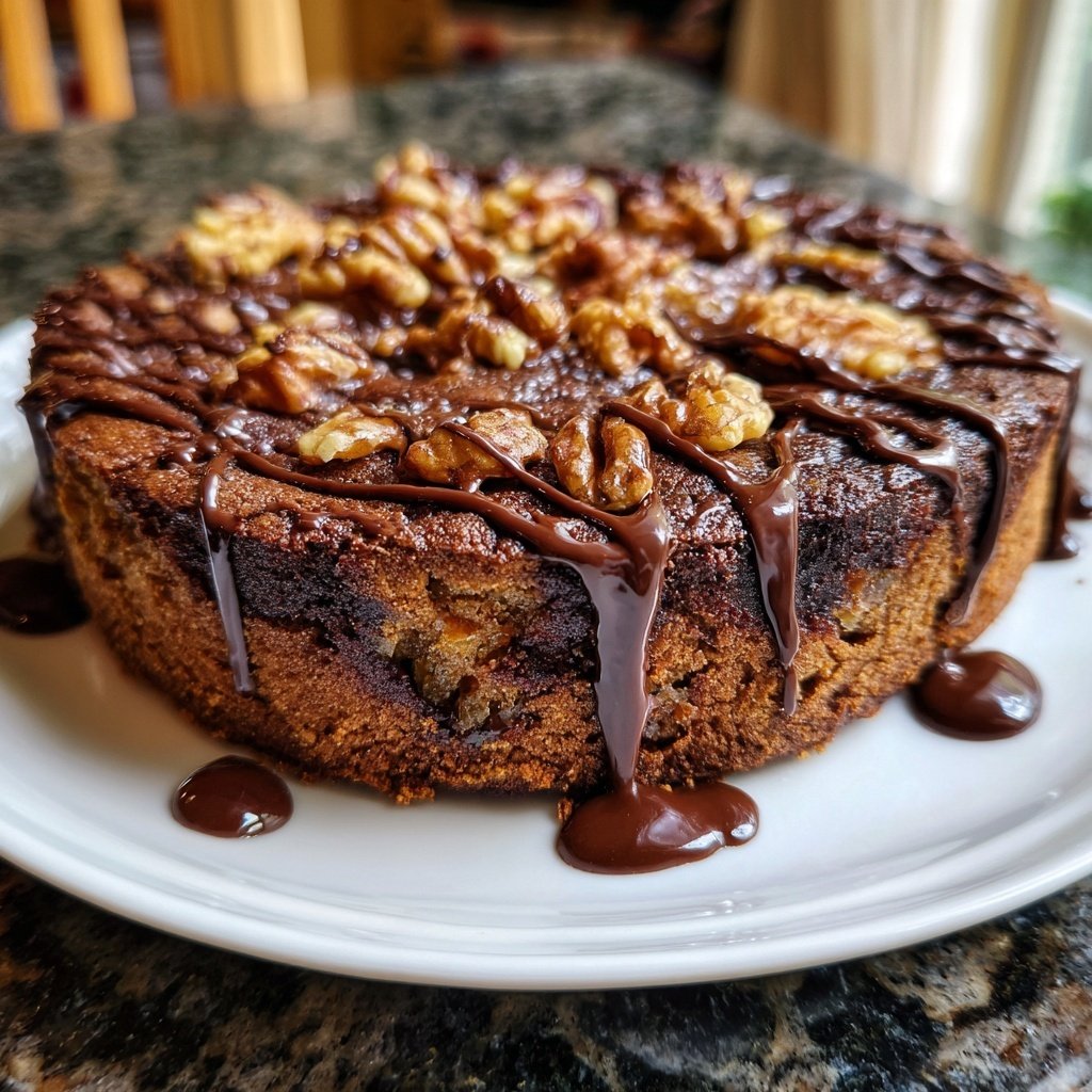Nutty Cottage Cheese Brownie Tart