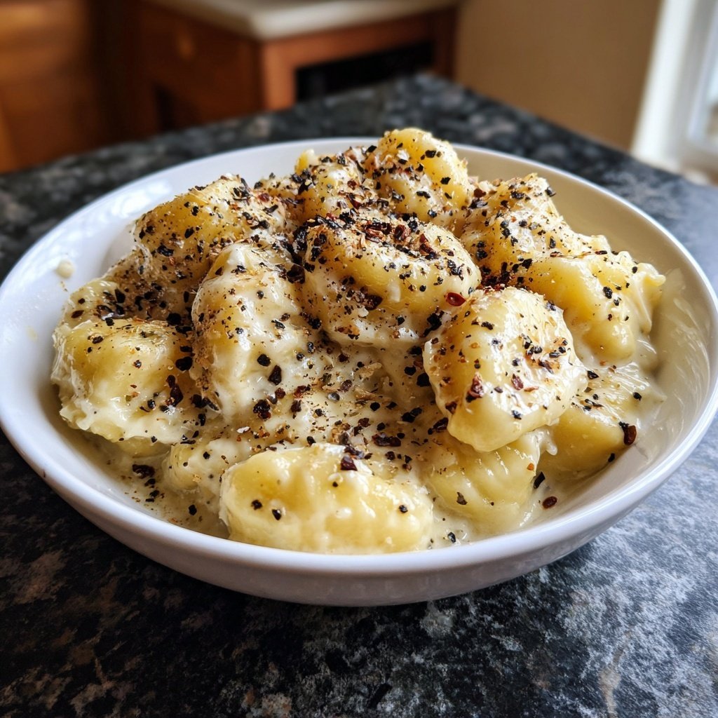 Gnocchi Cacio e Pepe Simple Delicious