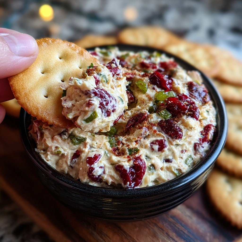 Cranberry Jalapeño Cream Cheese Dip