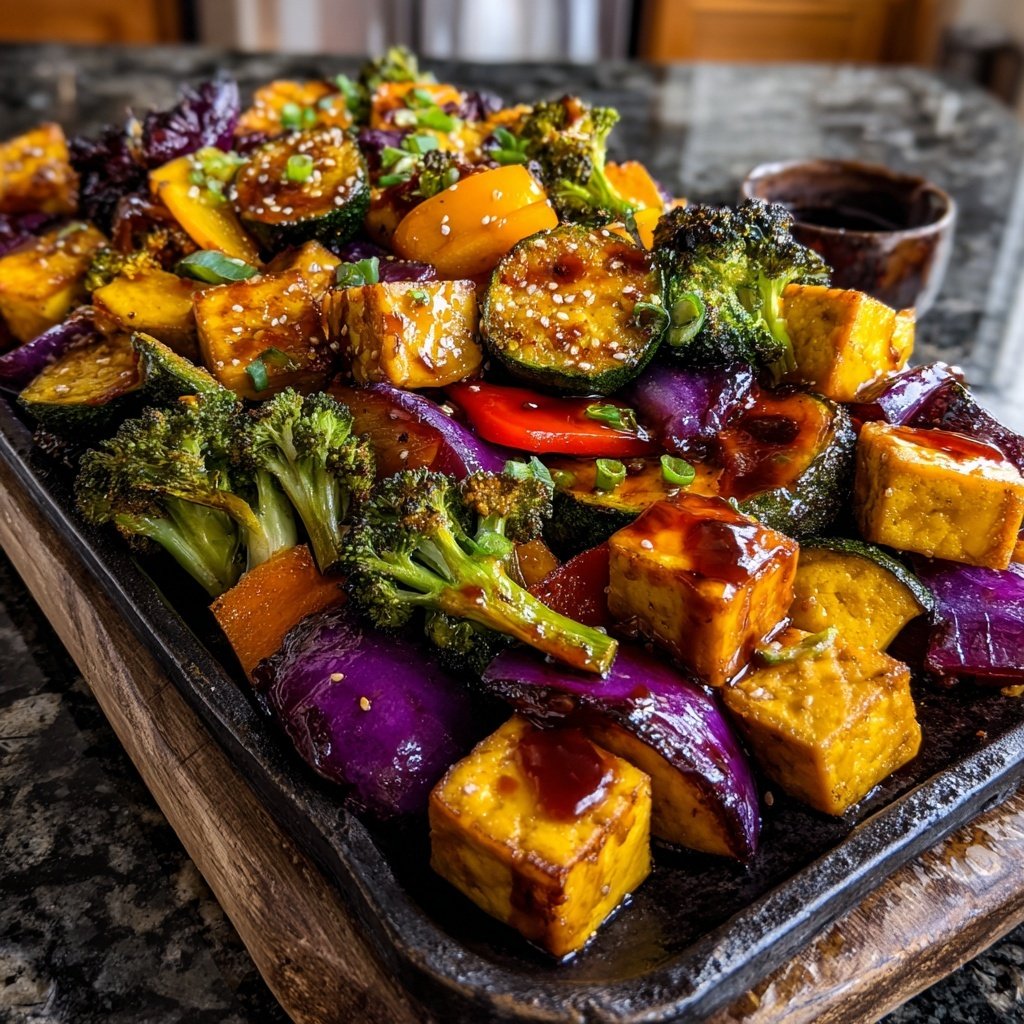 Sheet Pan Tofu Vegetables