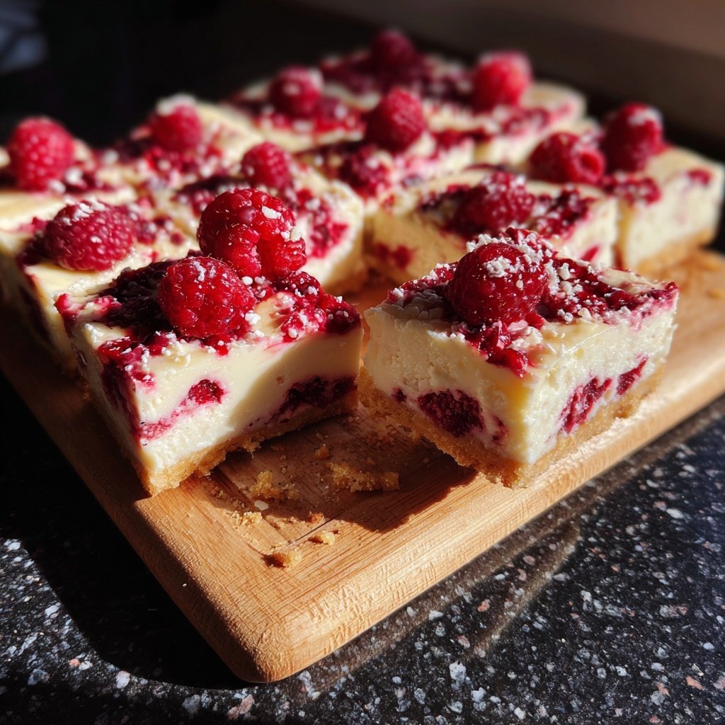Raspberry-Lime Cheesecake Bars