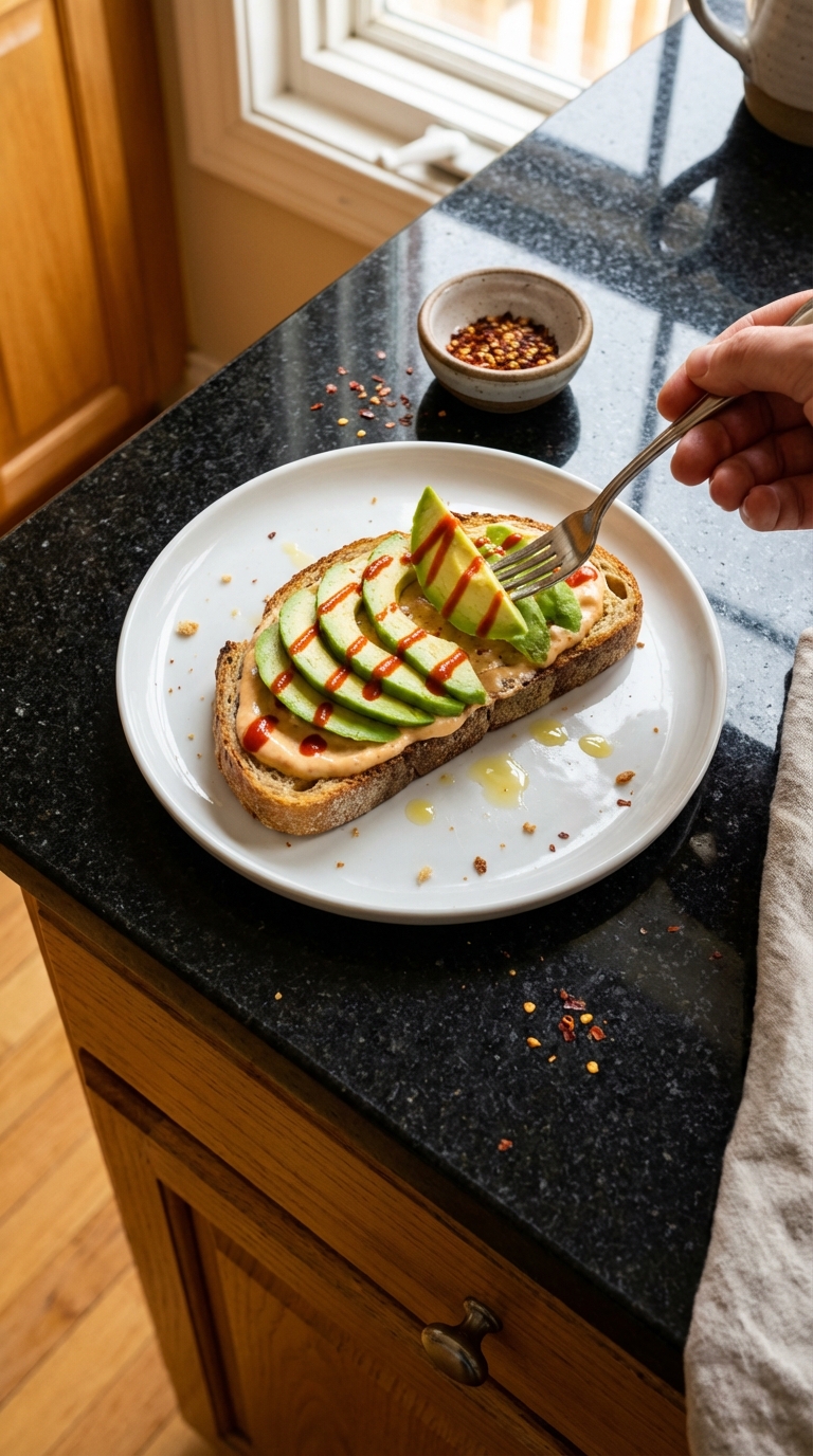 Sriracha Aioli Avocado Toast