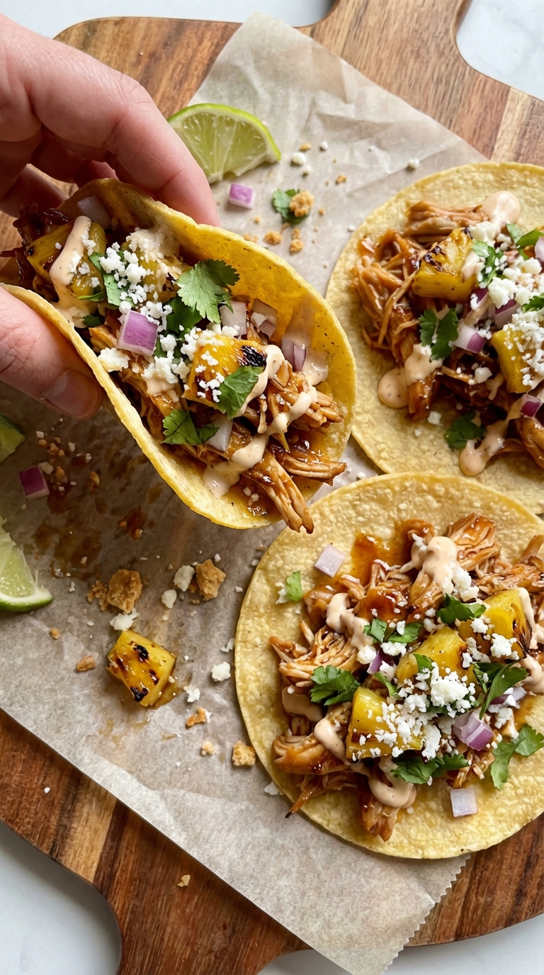 Pineapple Chicken Tacos